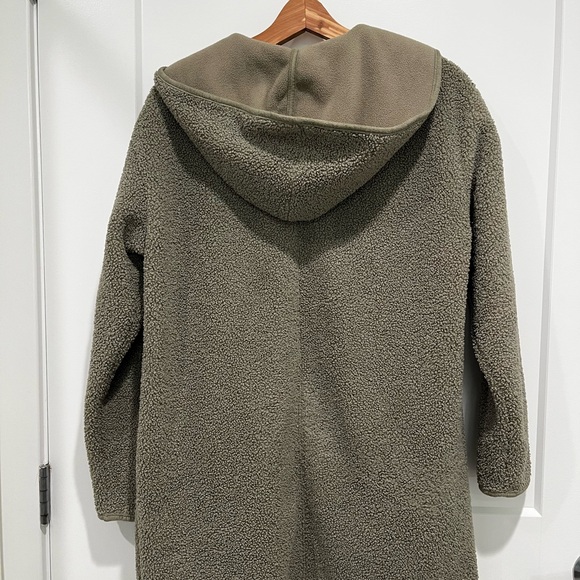 Joie Longline Hooded Fleece Cardigan Sweatshirt Jacket - Picture 4 of 13